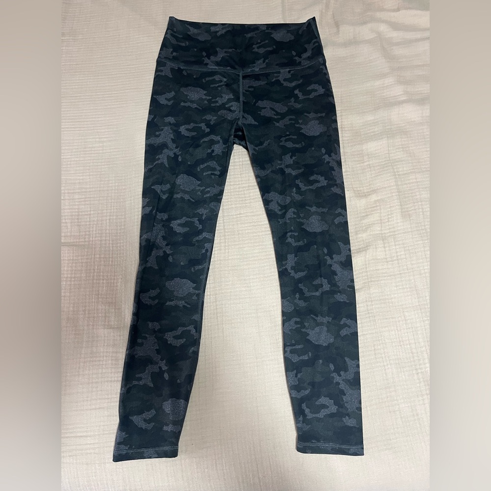 Fabletics Dark Camo Powerhold Leggings